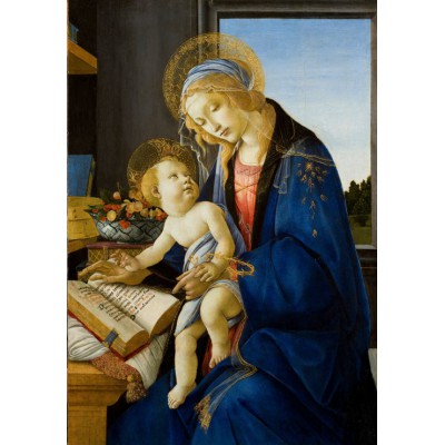 Puzzle Grafika-F-31629 Sandro Botticelli: The Madonna of the Book, 1480
