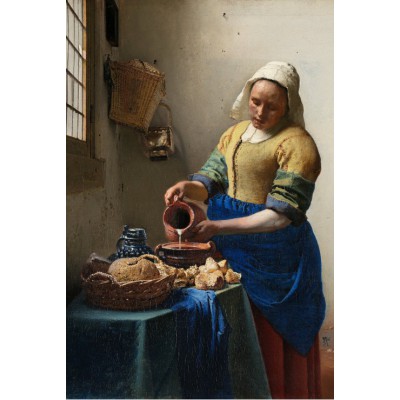 Puzzle Grafika-F-31726 Vermeer Johannes: The Milkmaid, 1658-1661