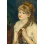 Puzzle  Grafika-F-31752 Auguste Renoir: Young Woman Braiding Her Hair, 1876