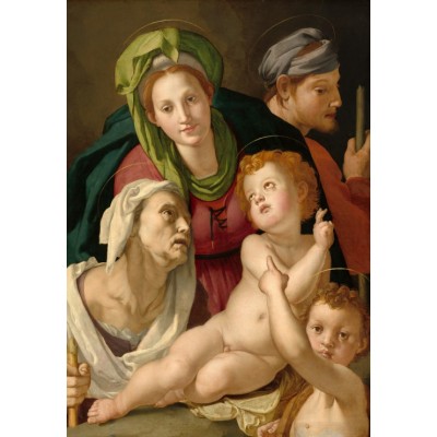 Puzzle Grafika-F-31916 Agnolo Bronzino: The Holy Family, 1527/1528