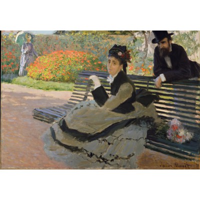 Puzzle Grafika-F-32011 Claude Monet: Camille Monet, 1873