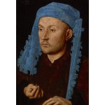 Puzzle  Grafika-Kids-01261 Jan van Eyck - Portrait of a Man with a Blue Chaperon, 1430-33