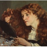 Puzzle  Grafika-01156 Gustave Courbet: Jo, the Beautiful Irish Girl, 1866