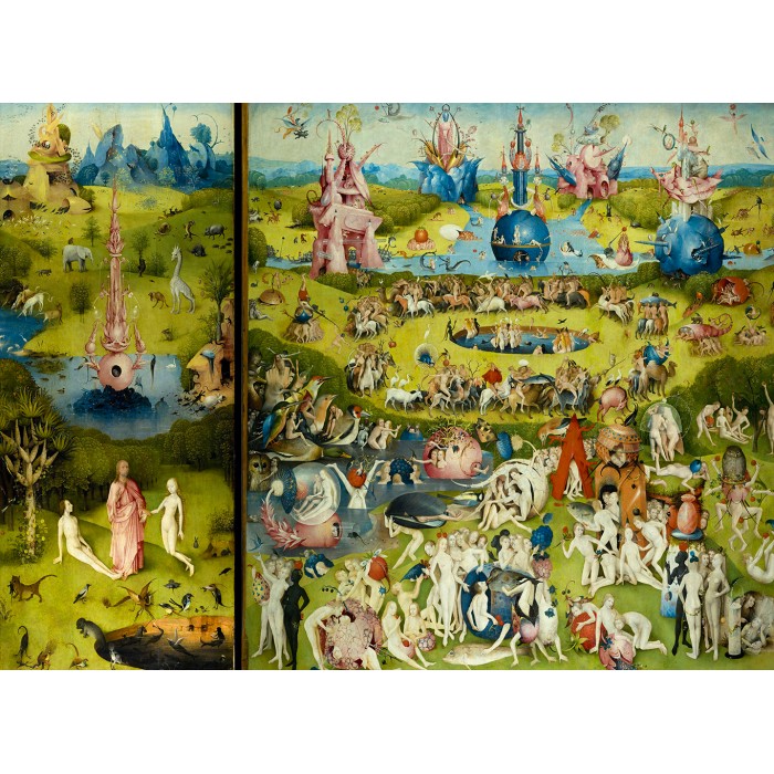 Puzzle Grafika-02993-P Hieronymus Bosch - The Garden of Earthly Delights