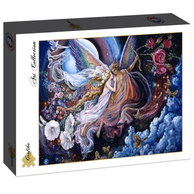 Puzzle Grafika-F-30034 Josephine Wall - Eros and Psyche