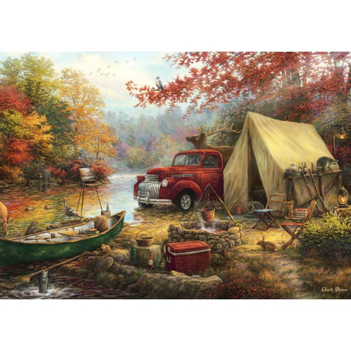 Puzzle Grafika-F-30053 Chuck Pinson - Share the Outdoors