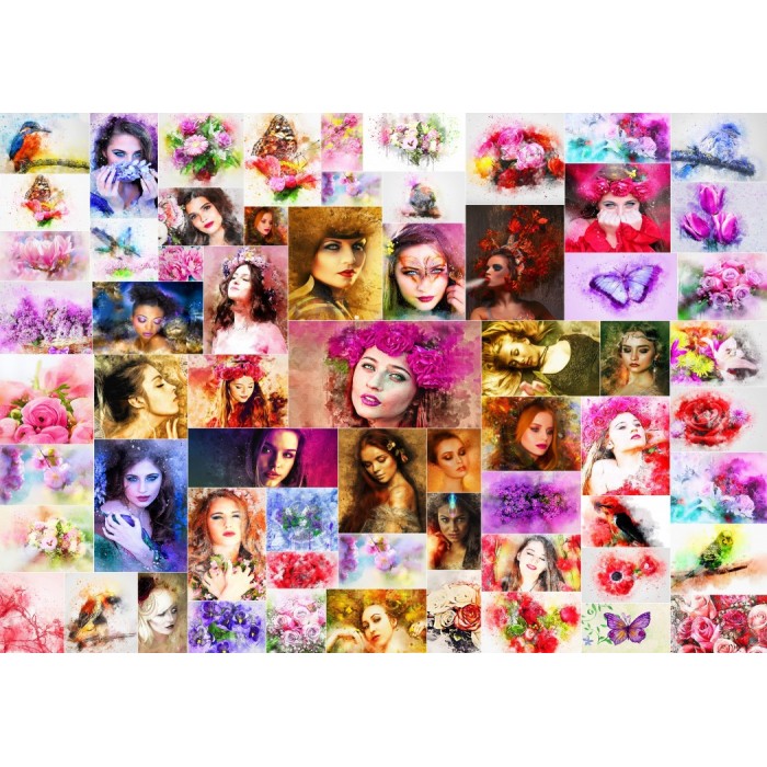 Puzzle  Grafika-F-30057 Collage - Women