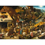 Puzzle  Grafika-F-30075 Brueghel Pieter: The Dutch Proverbs, 1559