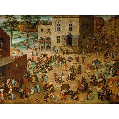 Puzzle Grafika-F-30082 Brueghel Pieter: Children's Games, 1560
