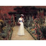 Puzzle  Grafika-F-30143 Edmund Blair Leighton: Lady in a Garden