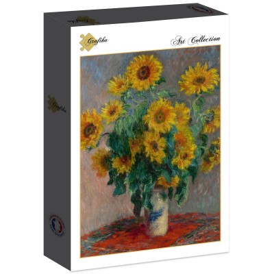 Puzzle Grafika-F-30227 Claude Monet: Bouquet of Sunflowers, 1881
