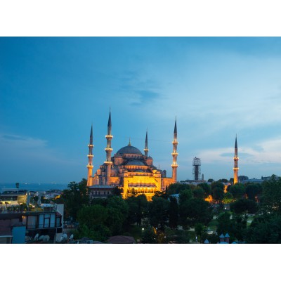 Puzzle Grafika-F-30318 Blue Mosque, Turkey