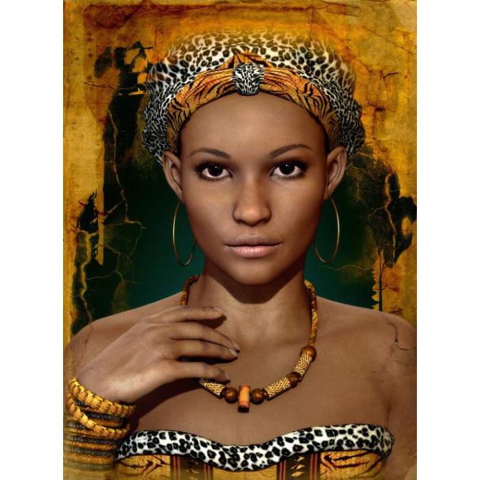 Puzzle  Grafika-F-30338 African Woman