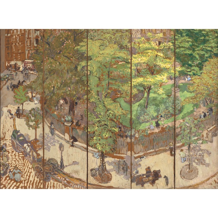 Puzzle  Grafika-F-30491 Edouard Vuillard : Square Vintimille, 1911