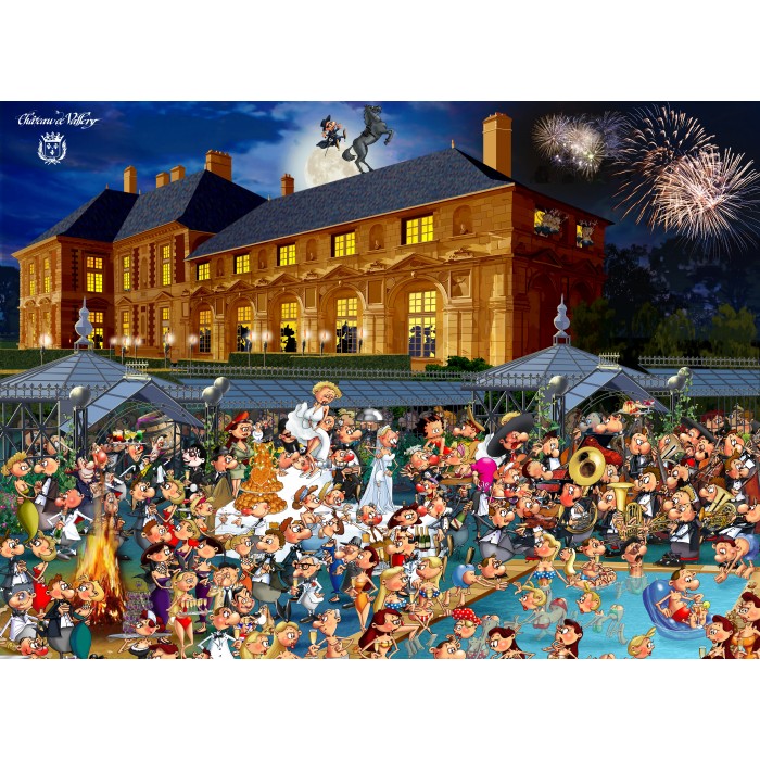 Puzzle Grafika-F-30599 François Ruyer: Château de Vallery