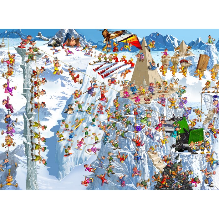 Puzzle Grafika-F-30601 François Ruyer - Climbing