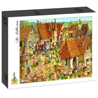 Puzzle Grafika-F-30606 François Ruyer - Farm