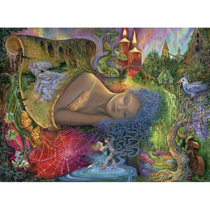 Puzzle Grafika-F-30619 Josephine Wall - Dreaming in Color