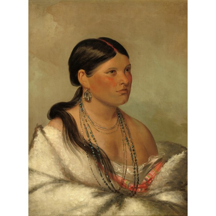Puzzle  Grafika-F-30626 George Catlin: The Female Eagle - Shawano, 1830