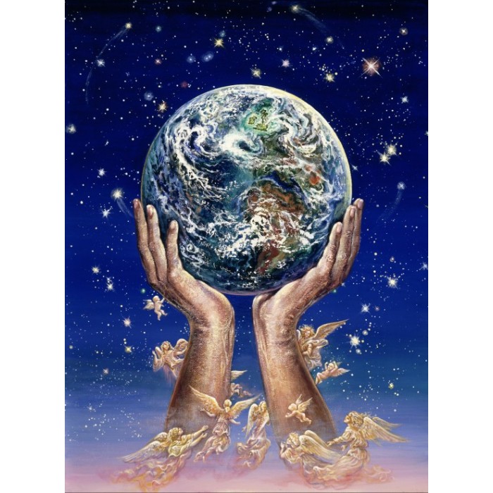 Puzzle Grafika-F-30654 Josephine Wall - Hands of Love