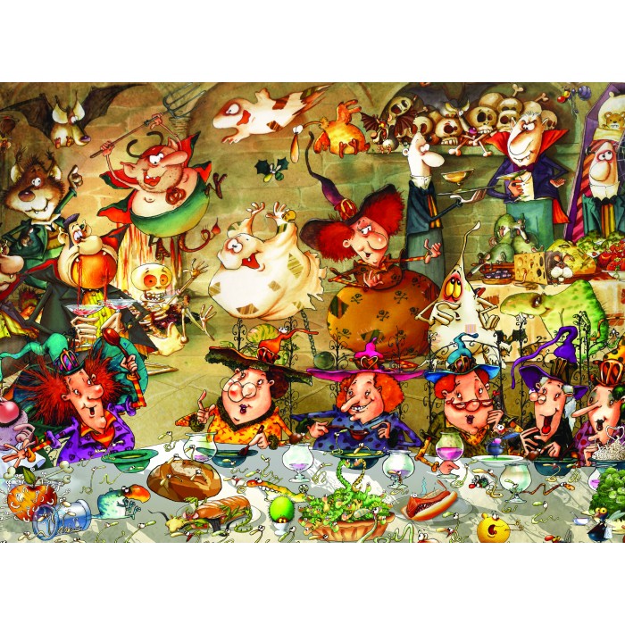 Puzzle Grafika-F-30742 François Ruyer - Witches