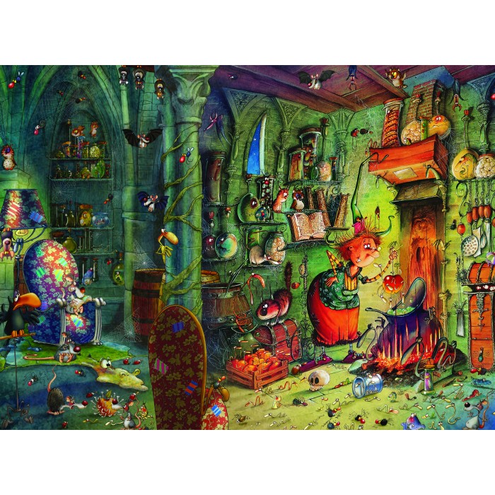 Puzzle Grafika-F-30744 François Ruyer - In the kitchen!
