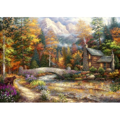 Puzzle Grafika-F-32295 Chuck Pinson - Call of the Wild