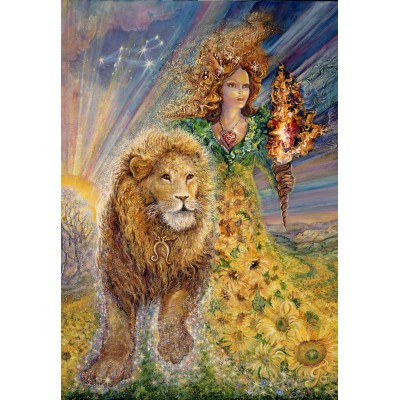 Puzzle Grafika-F-32350 Signe du Zodiaque - Lion