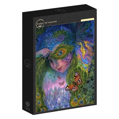 Puzzle Grafika-F-32693 Peacock Goddess