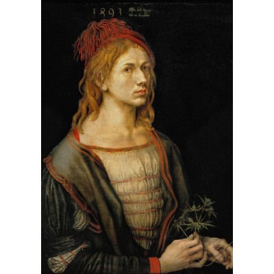 Puzzle Grafika-F-32822 Albrecht Dürer - Self-portrait, 1493