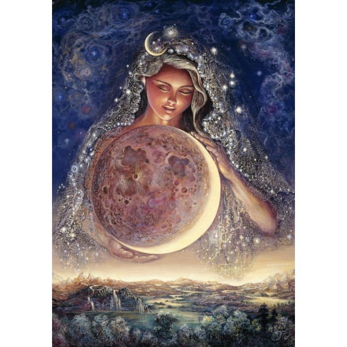 Puzzle  Grafika-F-33053 Josephine Wall - Moon Goddess