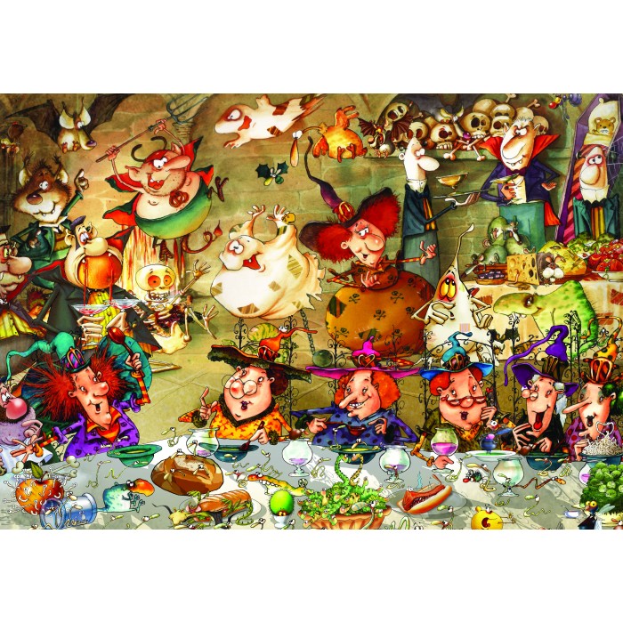 Puzzle  Grafika-F-33189 François Ruyer - Witches