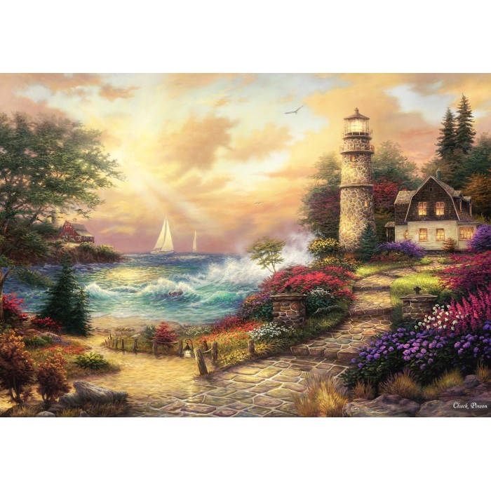 Puzzle  Grafika-F-33221 Chuck Pinson - Seaside Dreams