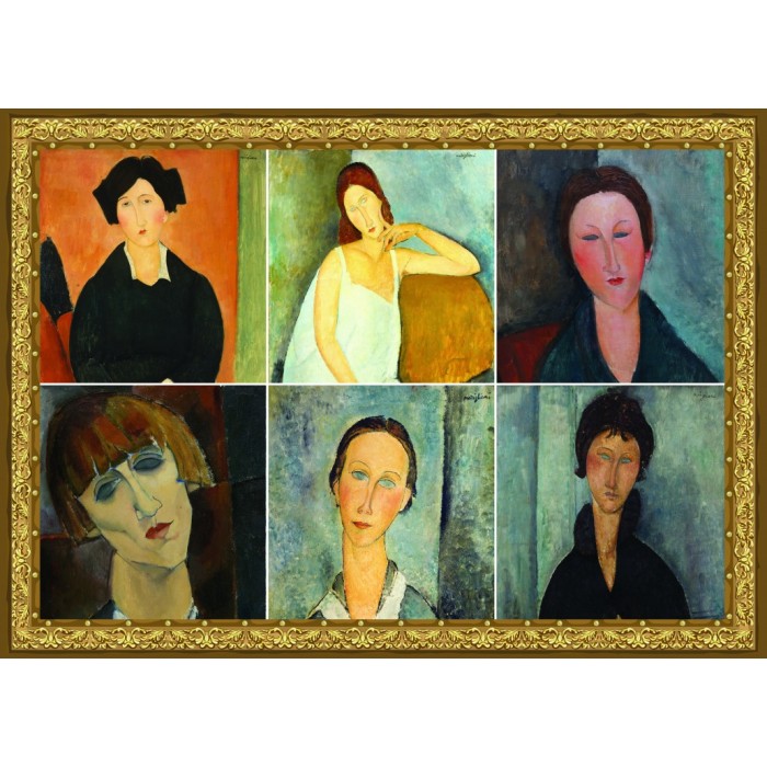 Modigliani en collage