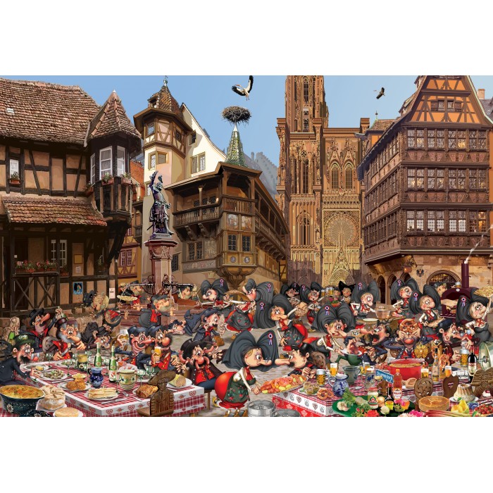 Puzzle  Grafika-F-33431 L'Alsace