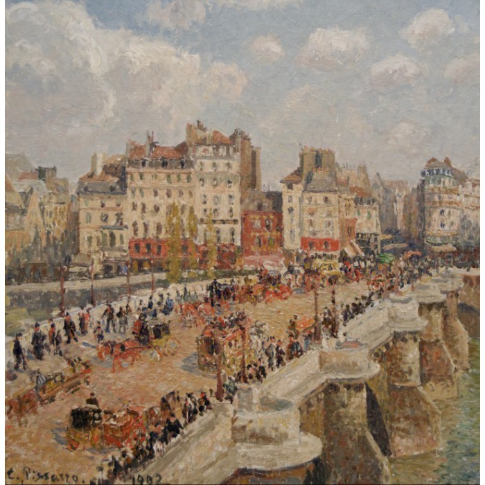 Puzzle  Grafika-F-33451 Camille Pissarro: Le Pont-Neuf, 1902