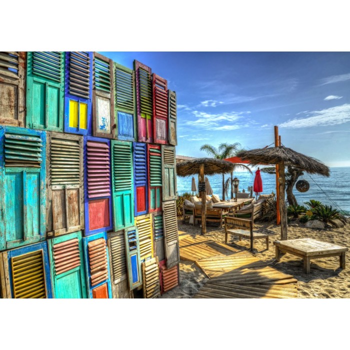 Puzzle Grafika-F-33612 Windows on Paradise