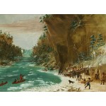 Puzzle   George Catlin: The Expedition Encamped below the Falls of Niagara. January 20, 1679, 1847-1848