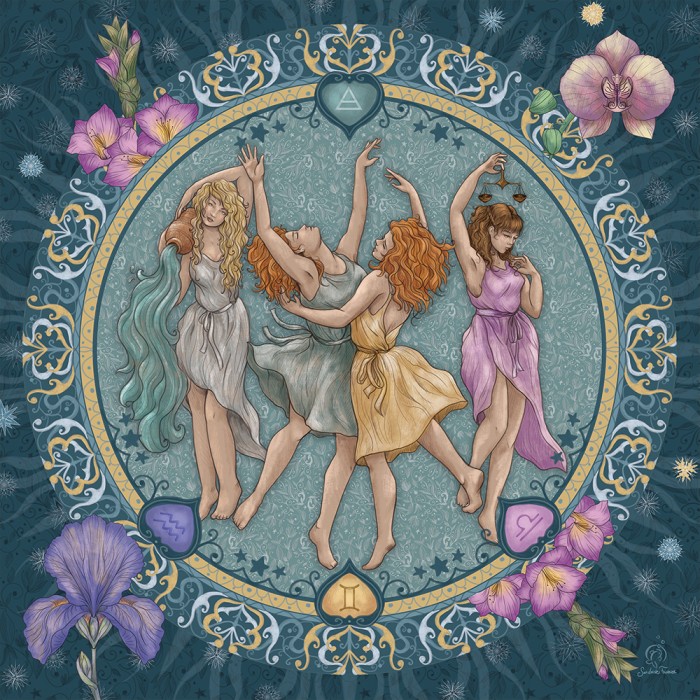 Puzzle   Les signes d'air en Astrologie