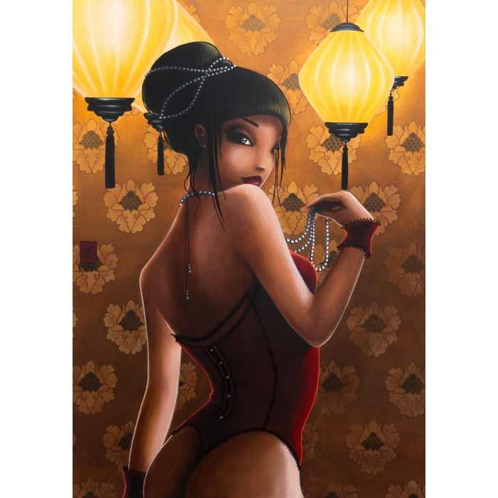 Puzzle Grafika-T-00112 Misstigri: Chinese Lantern