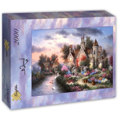 Puzzle Grafika-T-00506 Dennis Lewan - Mill Creek Manor