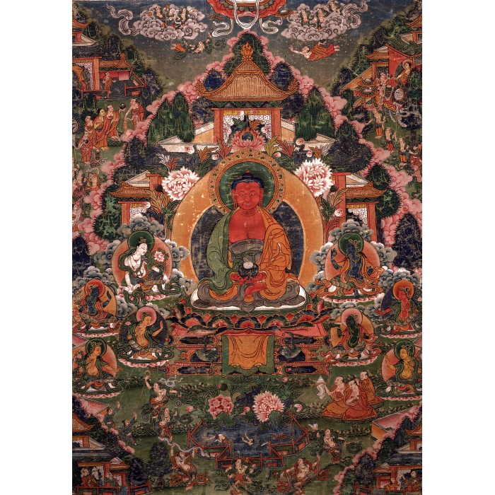 Puzzle  Grafika-T-00600 Buddha Amitabha in His Pure Land of Suvakti