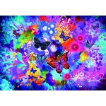 Puzzle  Grafika-T-00743 Colorful Flowers and Butterflies