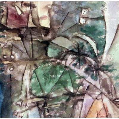 Puzzle Grafika-T-02217 Paul Klee : Klee Leitungsstangen anagoria, 1913