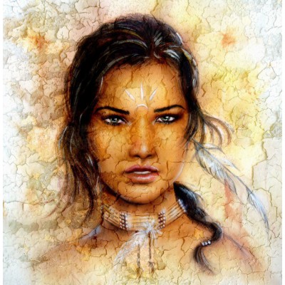 Puzzle Grafika-T-02289 Indian Woman