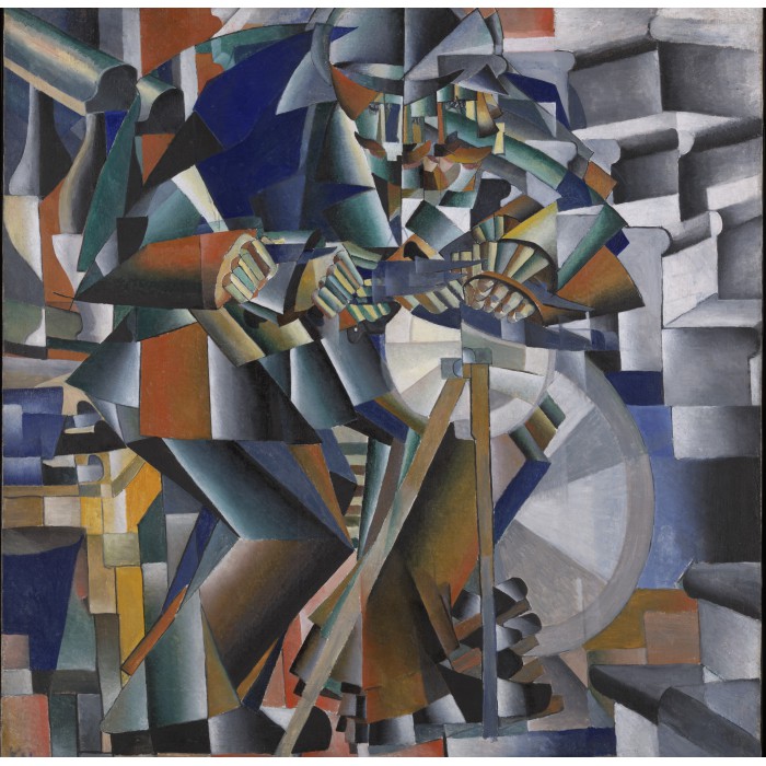 Puzzle  Grafika-T-02314 Kasimir Malevich: The Knifegrinder, 1912-13