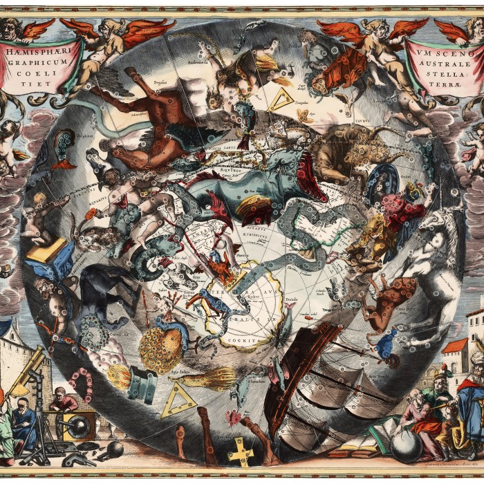 Puzzle Grafika-T-02321 Andreas Cellarius: Southern Hemisphere Constellations, 1661