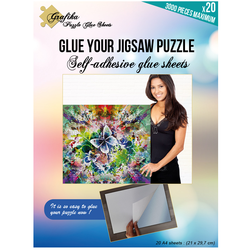 Puzzle Glue Sheets for 3000 Pieces 