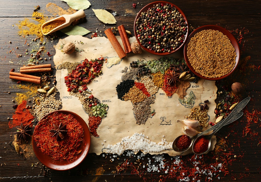  World map in Spices 3900 piece jigsaw puzzle
