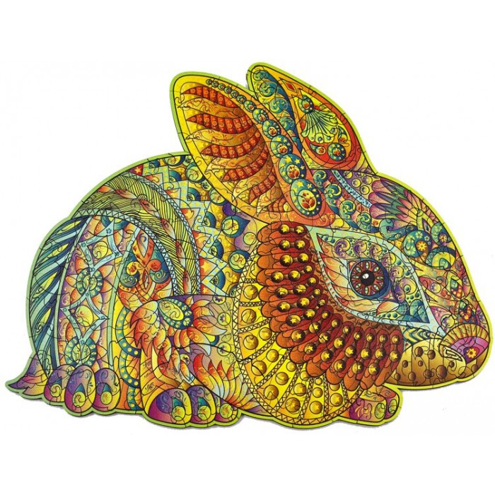 Harmandi-Puzzle-90246 Wooden Jigsaw Puzzle - The Sweet Rabbit